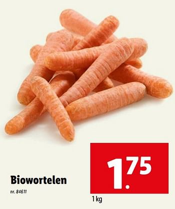 Promoties Biowortelen - Huismerk - Lidl - Geldig van 12/04/2023 tot 18/04/2023 bij Lidl