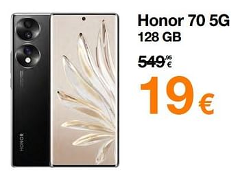 Promoties Honor 70 5g 128 gb - Honor - Geldig van 01/04/2023 tot 16/04/2023 bij Orange