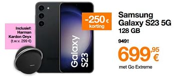 Promoties Samsung galaxy s23 5g 128 gb - Samsung - Geldig van 01/04/2023 tot 16/04/2023 bij Orange
