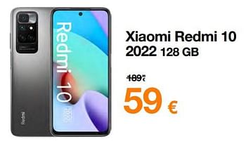 Promotions Xiaomi redmi 10 2022 128 gb - Xiaomi - Valide de 01/04/2023 à 16/04/2023 chez Orange
