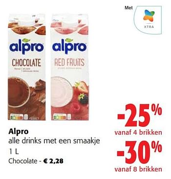 Promoties Alpro drinks met een smaakje chocolate - Alpro - Geldig van 05/04/2023 tot 18/04/2023 bij Colruyt