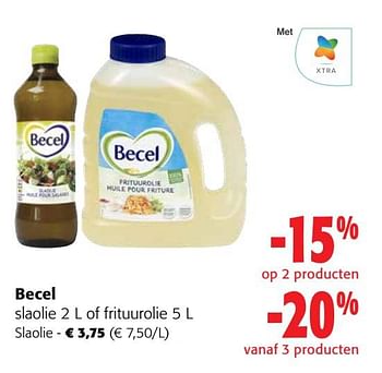 Promoties Becel slaolie - Becel - Geldig van 05/04/2023 tot 18/04/2023 bij Colruyt