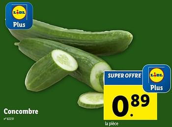 Produit maison - Lidl Concombre - En promotion chez Lidl