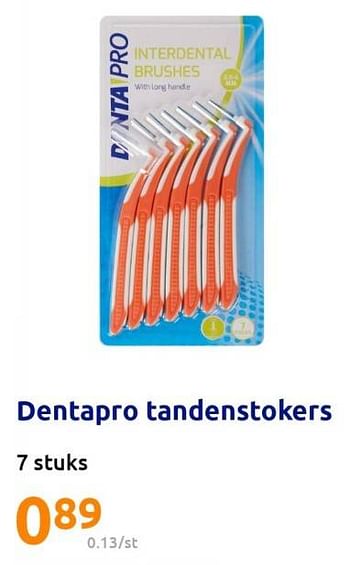 Promotions Dentapro tandenstokers - Dentapro - Valide de 04/04/2023 à 11/04/2023 chez Action