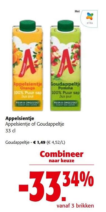 Promoties Appelsientje goudappeltje - Appelsientje - Geldig van 05/04/2023 tot 18/04/2023 bij Colruyt