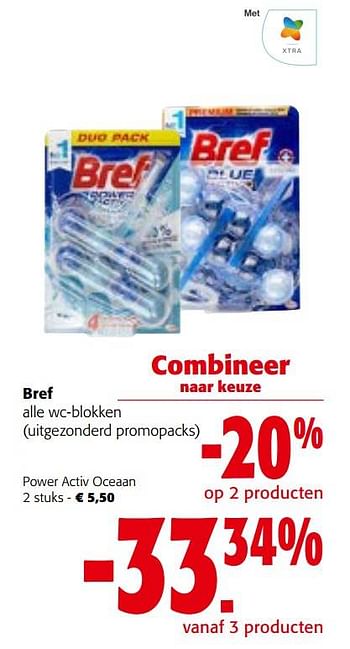 Promoties Bref power activ oceaan - Bref - Geldig van 05/04/2023 tot 18/04/2023 bij Colruyt