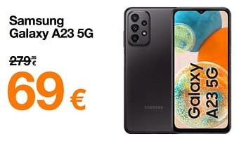Promotions Samsung galaxy a23 5g - Samsung - Valide de 01/04/2023 à 16/04/2023 chez Orange