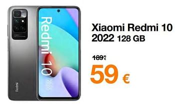 Promotions Xiaomi redmi 10 2022 128 gb - Xiaomi - Valide de 01/04/2023 à 16/04/2023 chez Orange