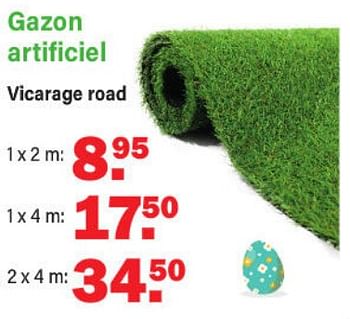 Promotions Gazon artificiel vicarage road - Produit Maison - Van Cranenbroek - Valide de 03/04/2023 à 22/04/2023 chez Van Cranenbroek