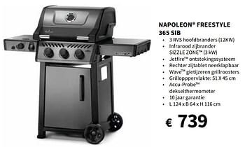 Promoties Napoleon freestyle 365 sib - Napoleon - Geldig van 05/04/2023 tot 01/07/2023 bij Horta