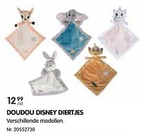 Promoties Doudou disney diertjes - Disney - Geldig van 01/03/2023 tot 31/12/2023 bij Fun