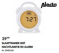 Slaaptrainer met nachtlampje en alarm-Alecto