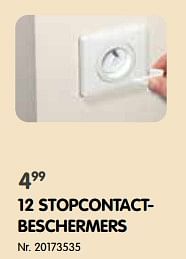 12 stopcontactbeschermers-Huismerk - Fun