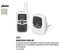 Alecto babyfoon dbx-80-Alecto