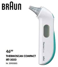 Braun thermoscan compact irt-3020-Braun