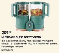 Babymoov nutribaby glass forest green-BabyMoov