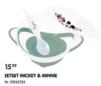 Eetset mickey + minnie-Tigex