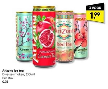 Promoties Arizona ice tea - Arizona - Geldig van 10/04/2023 tot 23/04/2023 bij Big Bazar