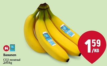 Promoties Bananen - Huismerk - Delhaize - Geldig van 13/04/2023 tot 19/04/2023 bij Delhaize