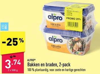 Promoties Bakken en braden - Alpro - Geldig van 17/04/2023 tot 28/04/2023 bij Aldi