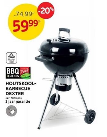 Promoties Houtskoolbarbecue dexter - BBQ & Friends  - Geldig van 12/04/2023 tot 24/04/2023 bij Brico