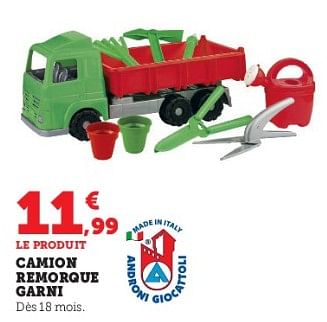 Promotions Camion remorque garni - Produit Maison - Super U - Valide de 28/03/2023 à 23/04/2023 chez Super U