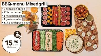 Promoties Bbq-menu mixedgrill - Huismerk - Bon'Ap - Geldig van 12/04/2023 tot 25/04/2023 bij Bon'Ap