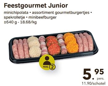 Promoties Feestgourmet junior - Huismerk - Bon'Ap - Geldig van 12/04/2023 tot 25/04/2023 bij Bon'Ap