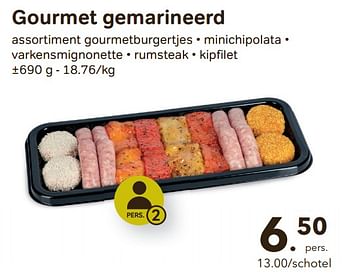 Promoties Gourmet gemarineerd - Huismerk - Bon'Ap - Geldig van 12/04/2023 tot 25/04/2023 bij Bon'Ap
