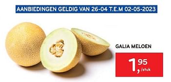 Promoties Galia meloen - Huismerk - Alvo - Geldig van 26/04/2023 tot 02/05/2023 bij Alvo