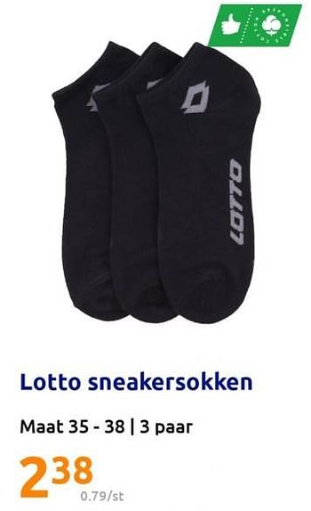 Promoties Lotto sneakersokken - Lotto - Geldig van 12/04/2023 tot 18/04/2023 bij Action