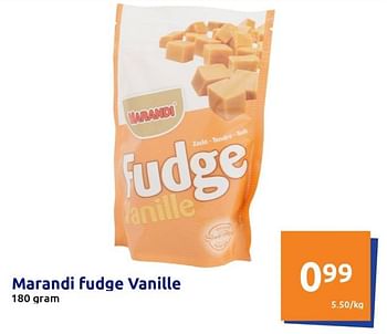 Promoties Marandi fudge vanille - Marandi - Geldig van 12/04/2023 tot 18/04/2023 bij Action