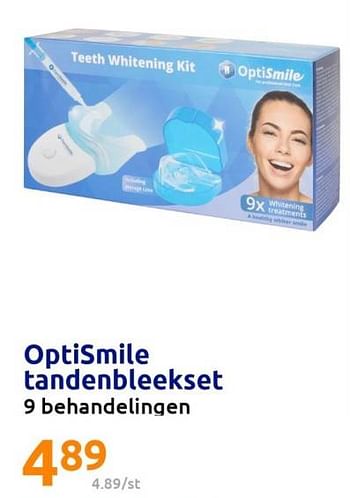 Promoties Optismile tandenbleekset - OptiSmile - Geldig van 12/04/2023 tot 18/04/2023 bij Action