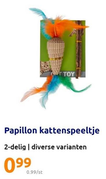 Promoties Papillon kattenspeeltje - Huismerk - Action - Geldig van 12/04/2023 tot 18/04/2023 bij Action