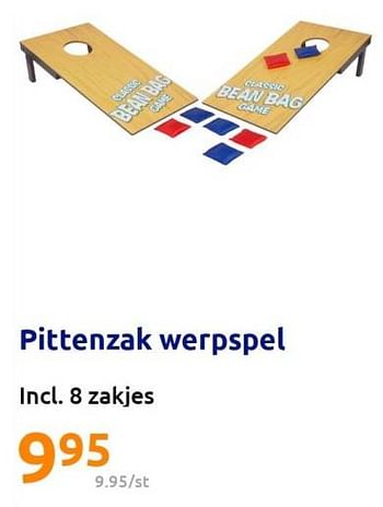 Promoties Pittenzak werpspel - Huismerk - Action - Geldig van 12/04/2023 tot 18/04/2023 bij Action