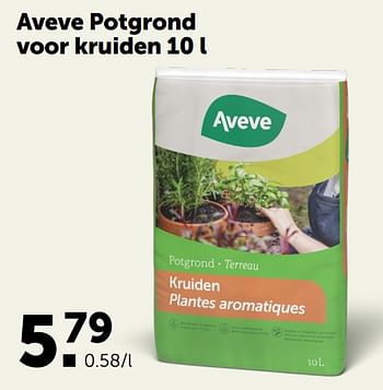 Promotions Aveve potgrond voor kruiden - Produit maison - Aveve - Valide de 12/04/2023 à 23/04/2023 chez Aveve