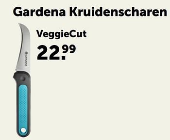 Promoties Gardena kruidenscharen veggiecut - Gardena - Geldig van 12/04/2023 tot 23/04/2023 bij Aveve