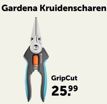 Promoties Gardena kruidenscharen gripcut - Gardena - Geldig van 12/04/2023 tot 23/04/2023 bij Aveve