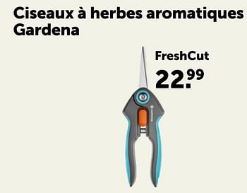 Promotions Ciseaux à herbes aromatiques gardena freshcut - Gardena - Valide de 12/04/2023 à 23/04/2023 chez Aveve