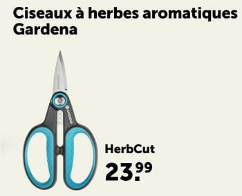 Promotions Ciseaux à herbes aromatiques gardena herbcut - Gardena - Valide de 12/04/2023 à 23/04/2023 chez Aveve
