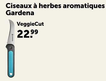 Promotions Ciseaux à herbes aromatiques gardena veggiecut - Gardena - Valide de 12/04/2023 à 23/04/2023 chez Aveve
