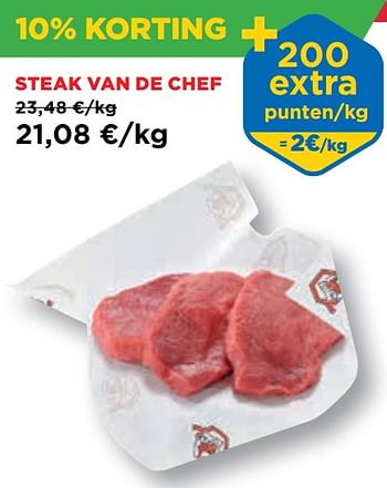 Promoties Steak van de chef - Huismerk - Renmans - Geldig van 14/04/2023 tot 20/04/2023 bij Renmans