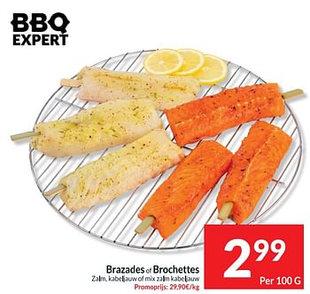 Promoties Brazades of brochettes - Huismerk - Intermarche - Geldig van 18/04/2023 tot 23/04/2023 bij Intermarche