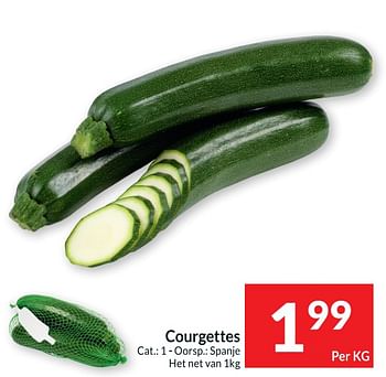 Promoties Courgettes - Huismerk - Intermarche - Geldig van 18/04/2023 tot 23/04/2023 bij Intermarche