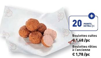 Promotions Boulettes cuites - Produit maison - Renmans - Valide de 14/04/2023 à 20/04/2023 chez Renmans