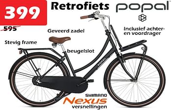 Promoties Retrofiets - Popal - Geldig van 08/04/2023 tot 30/04/2023 bij Itek