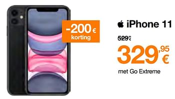 Promoties Apple iphone 11 - Apple - Geldig van 17/04/2023 tot 30/04/2023 bij Orange