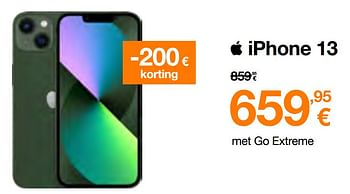 Promoties Apple iphone 13 - Apple - Geldig van 17/04/2023 tot 30/04/2023 bij Orange