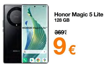 Promoties Honor magic 5 lite 128 gb - Honor - Geldig van 17/04/2023 tot 30/04/2023 bij Orange