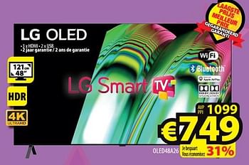 Promotions Lg oled oled48a26 - LG - Valide de 19/04/2023 à 26/04/2023 chez ElectroStock
